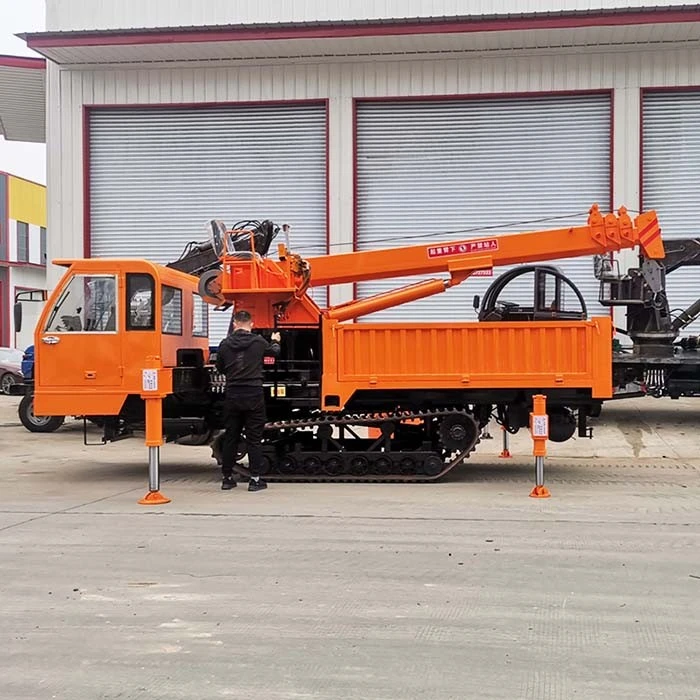 Track-mounted Crane 360-degree Rotation Crawler Crane Crawler Platform Crane 5 Tons 8 Tons